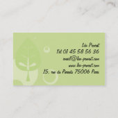 Business car - Carte de visite Landscape 名刺 (裏面)