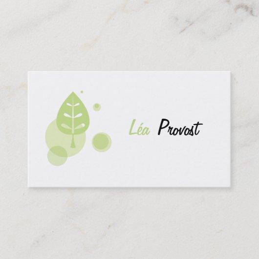 Business car - Carte de visite Landscape 名刺 (正面)