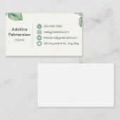 Business Cardの所有者/CEO 名刺 (正面/裏面)