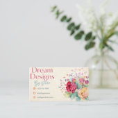 Business Cardフローラ 名刺 (スタンド正面)