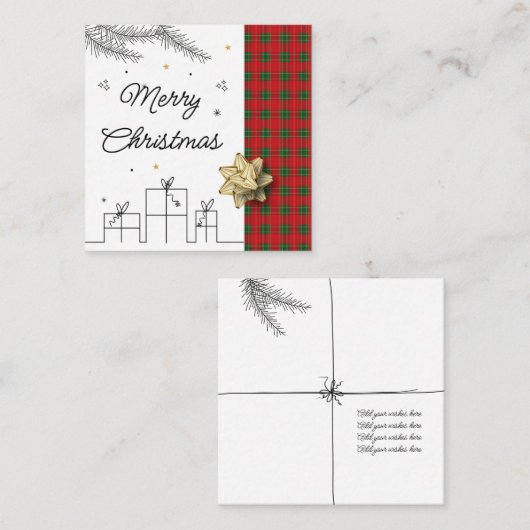 Business Card スクエア名刺 (正面/裏面)