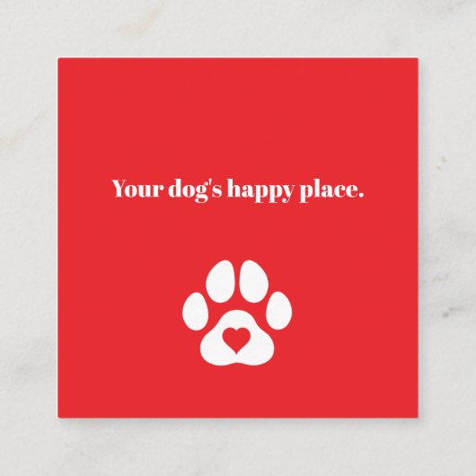 Business Card スクエア名刺 (裏面)