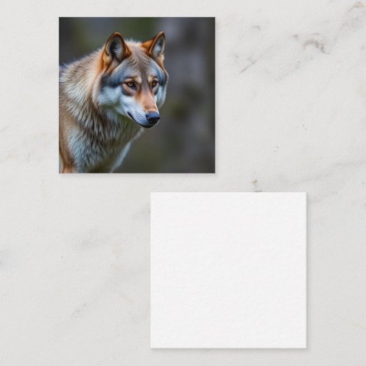 Business card  スクエア名刺 (正面/裏面)