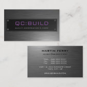 BUSINESS CARD :：ステンレス鋼リベット9 名刺 (正面/裏面)