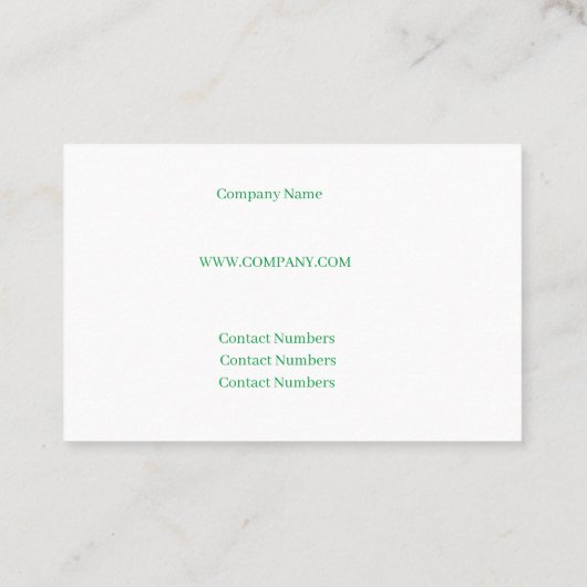 Business Card 名刺 (裏面)