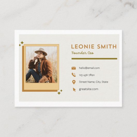 Business card  名刺 (裏面)