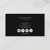 Business Card 名刺 (裏面)
