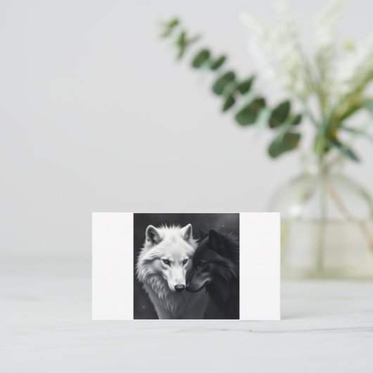 Business card 名刺 (スタンド正面)