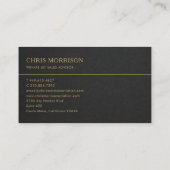 Business Card 名刺 (裏面)