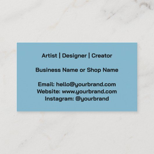 Business Card 名刺 (裏面)