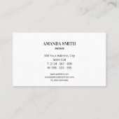 Business Card 名刺 (裏面)