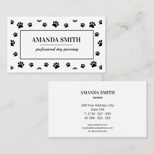 Business Card 名刺 (正面/裏面)