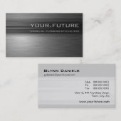 BUSINESS CARD :：未来的モダン金属L12 名刺 (正面/裏面)