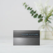 BUSINESS CARD ::未来的モダン金属L4 名刺 (スタンド正面)