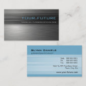 BUSINESS CARD :：未来的モダン金属L4 名刺 (正面/裏面)
