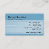 BUSINESS CARD ::未来的モダン金属L4 名刺 (裏面)