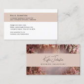 Business Card、結婚のOfficiantソフト 名刺 (正面/裏面)