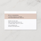 Business Card、結婚のOfficiantソフト 名刺 (正面)