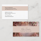 Business Card、結婚のOfficiantソフト 名刺 (正面/裏面)