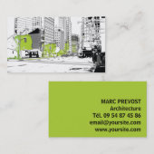 Business card - Carte de visite Architecture 名刺 (正面/裏面)