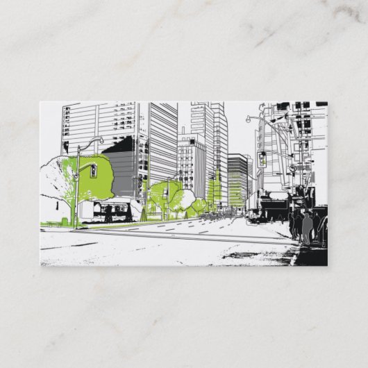 Business card - Carte de visite Architecture 名刺 (正面)