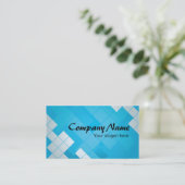 Business card - Carte de visite Blue Concept 名刺 (スタンド正面)