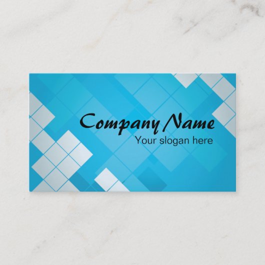 Business card - Carte de visite Blue Concept 名刺 (正面)