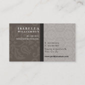 BUSINESS CARD :: divinely damask L 2 名刺 (裏面)