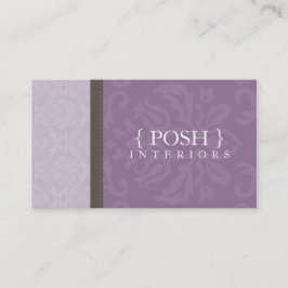 BUSINESS CARD :: divinely damask L 5 名刺