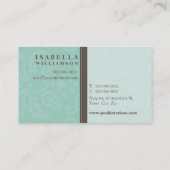 BUSINESS CARD :: divinely damask L 7 名刺 (裏面)