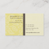 BUSINESS CARD :: divinely damask L 8 名刺 (裏面)