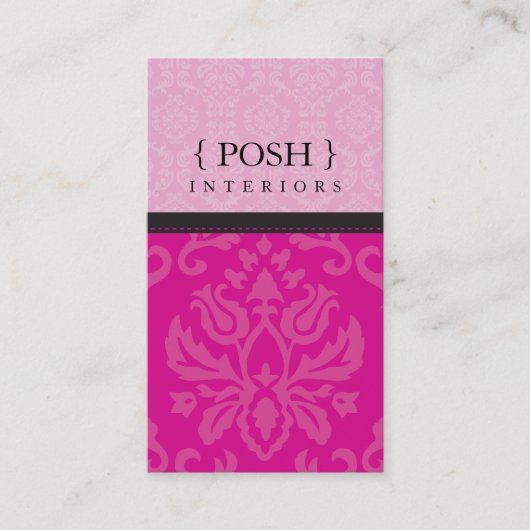 BUSINESS CARD :: divinely damask P 1 名刺 (正面)