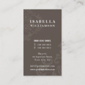 BUSINESS CARD :: divinely damask P 2 名刺 (裏面)