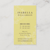 BUSINESS CARD :: divinely damask P 8 名刺 (裏面)