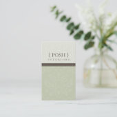BUSINESS CARD :: divinely damask P 9 名刺 (スタンド正面)