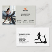 Business card fitness trainer body building gym 名刺 (正面/裏面)