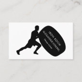 Business card for a fitness trainer or nutritionis 名刺 (正面)