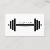 Business card for a fitness trainer or nutritionis 名刺 (正面)
