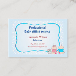 Business card  for babysitter & childcare 名刺