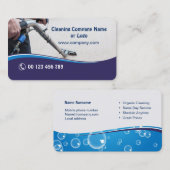 Business card for Carpet Cleaning Company 名刺 (正面/裏面)