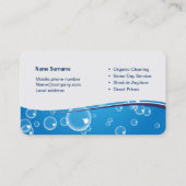 Business card for Carpet Cleaning Company 名刺 (裏面)