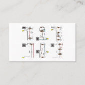 Business Card for Electricians 名刺 (裏面)