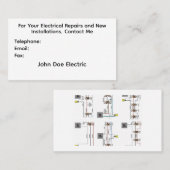Business Card for Electricians 名刺 (正面/裏面)