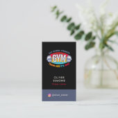 Business Card for Fitness trainer 名刺 (スタンド正面)