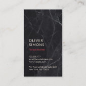 Business Card for Fitness trainer 名刺 (裏面)