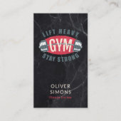 Business Card for Fitness trainer 名刺 (正面)