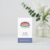 Business Card for Fitness trainer 名刺 (スタンド正面)
