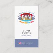 Business Card for Fitness trainer 名刺 (正面)