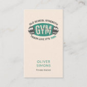 Business Card for Fitness trainer 名刺 (正面)