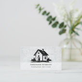 Business card for handyman home services 名刺 (スタンド正面)